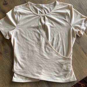 Lululemon light pink top size 2